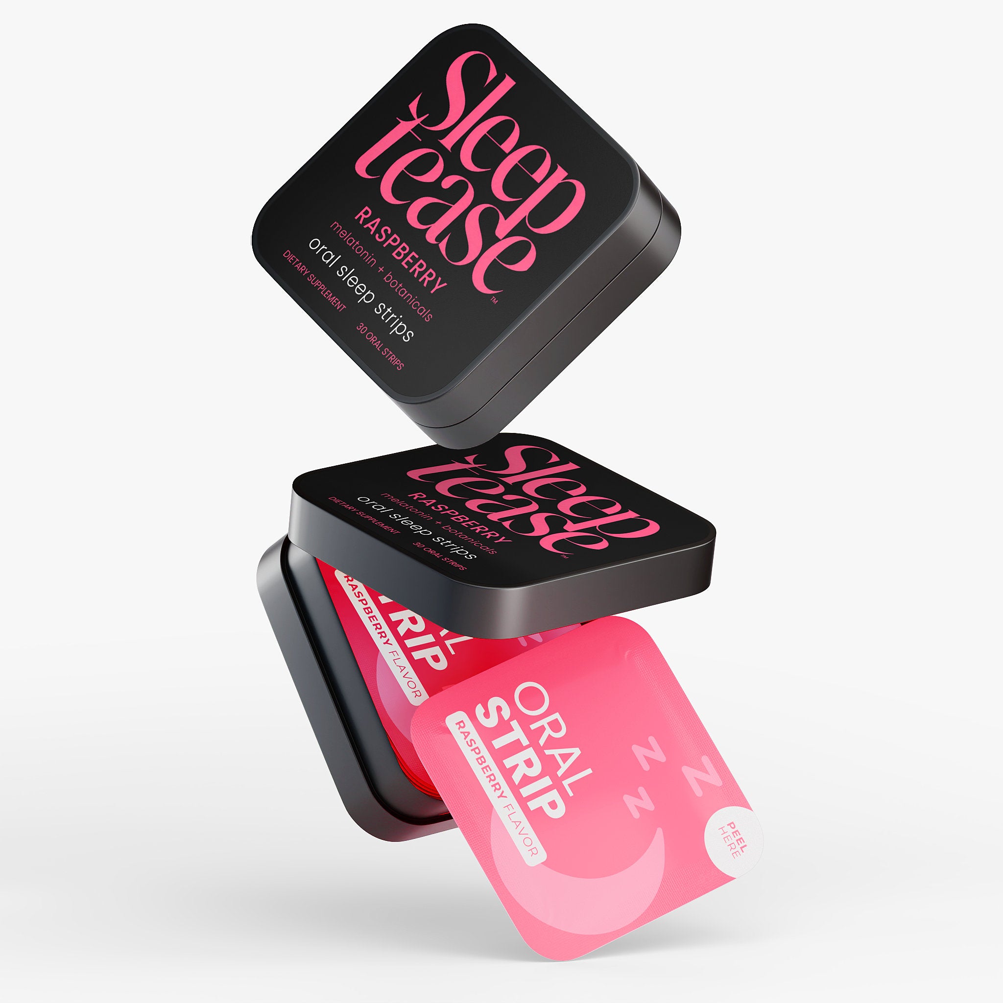Sleeptease Raspberry Oral Sleep Strips