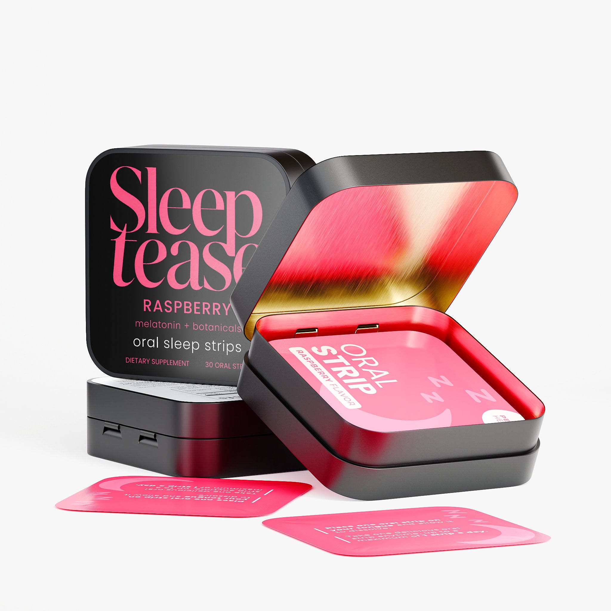 Sleeptease Raspberry Oral Sleep Strips